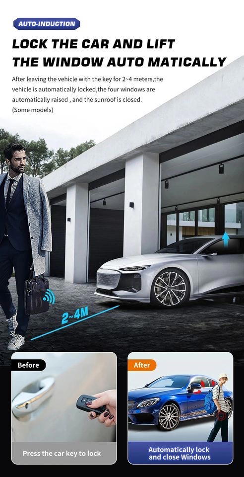 طقم نظام المفتاح الذكي الكامل – مفتاح ذكي + جهاز GBS + شاحن Type-C + شاشة حماية + جهاز تتبع OBD