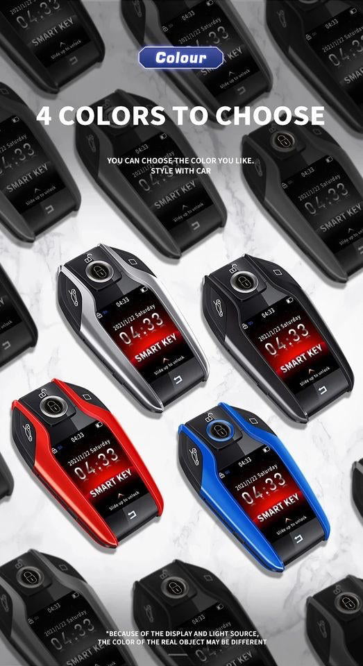 طقم نظام المفتاح الذكي الكامل – مفتاح ذكي + جهاز GBS + شاحن Type-C + شاشة حماية + جهاز تتبع OBD